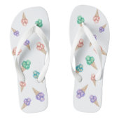 Fun Ice crème zomerfeest voor teenslippers (Voetbed)