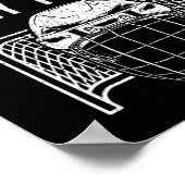 Fun Ice Hockey Goalie Design Kinder Mannen Vrouwen Poster (Hoek)