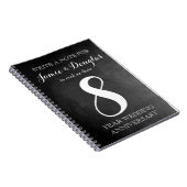 Fun Idea Wedding Table Number Notitieboek (Rechterzijde)