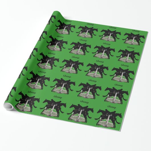 Fun iJump Equestrian Cadeaupapier (Uitgerold)