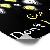 Fun, ik heb een ideale lichtbulbspiratie poster (Hoek)