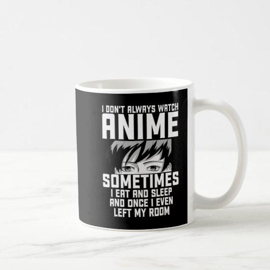 Fun, ik kijk niet altijd naar Anime Anime Gift voo Koffiemok (Rechts)