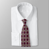 Fun Illustrated Floral Neck Tie Stropdas (Gebonden)