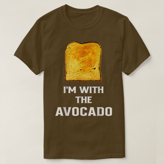 Fun Im met de Avocado Toast Halloween Costume T-shirt (Design voorkant)