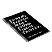 Fun Important Electroicia Notitieboek (Rechterzijde)
