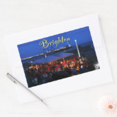 Fun in Brighton! Rechthoekige Sticker (Envelop)