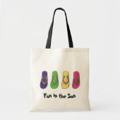 Fun in de Sun Canvas Bag Tote Bag (Voorkant)