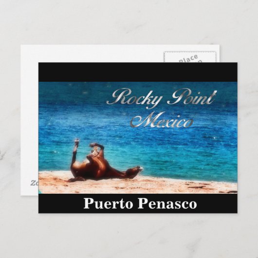 Fun in de zon briefkaart (Voorkant / Achterkant)