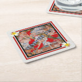 Fun in de zon kartonnen onderzetters (Schuin)