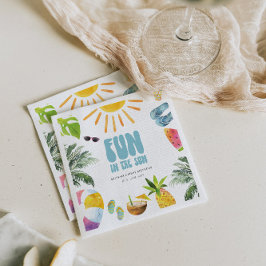 Fun in de zon servet