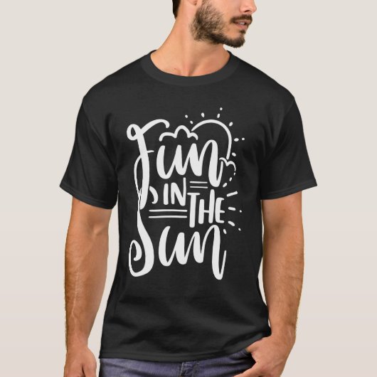 Fun in de zon t-shirt (Voorkant)