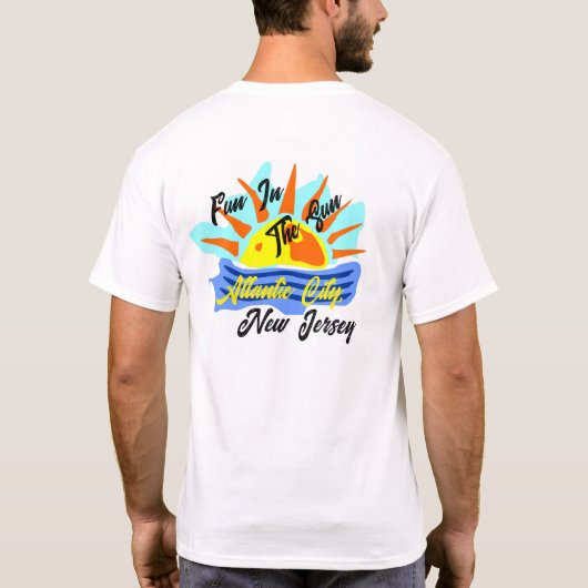 Fun in de zon T-shirt (Achterkant)