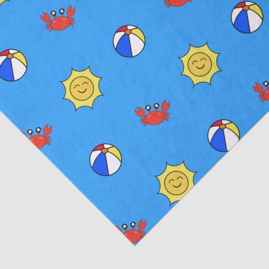 Fun in de zon tissuepapier (Detail)