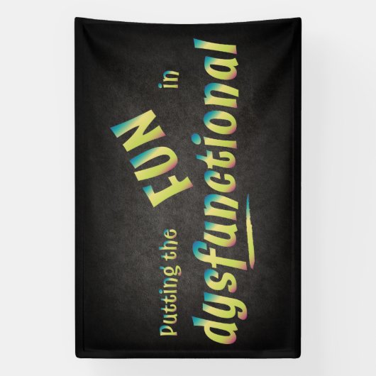 Fun in Dysfunctioneel in Shades of Green Spandoek (Verticaal)