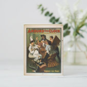 Fun in een muziekzaal briefkaart (Staand voorkant)