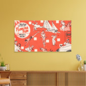 Fun in Florida Gulf Oil Advertisement Canvas Afdruk (Insitu (Woonkamer))