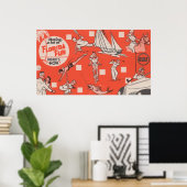 Fun in Florida Gulf Oil Advertisement Poster (Thuiskantoor)