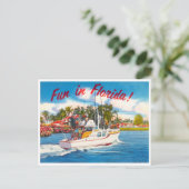  Fun in Florida Reis Briefkaart (Staand voorkant)