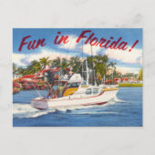 Fun in Florida! Vintage Briefkaart (Voorkant)