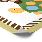 Fun in het Oerwoud 10x10 monokey Art Poster Print (Hoek)