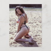 Fun in het zand! Foto briefkaart (Voorkant)