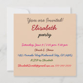 Fun in het zwembad kaart (Achterkant)