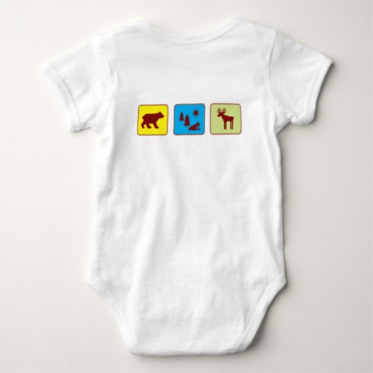 Fun in nationale parken! romper (Achterkant)