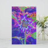 Fun in Sun Blue Briefpapier (Staand voorkant)