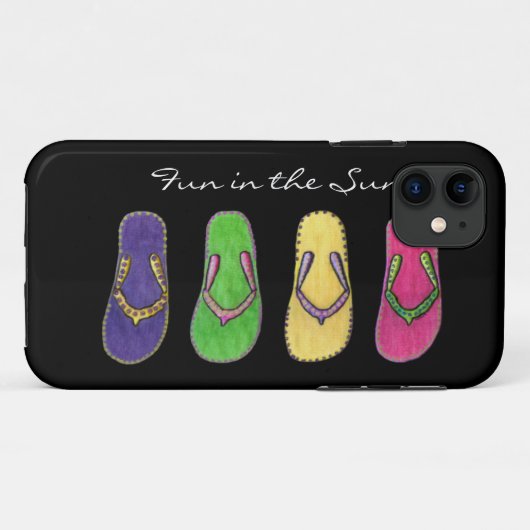 Fun in Sun IPhone 5 Hoesje (Achterkant (horizontaal))