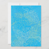 Fun in Sun Pool Party Invitation Kaart (Achterkant)