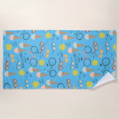 FUN IN SUN Summertime Holiday Strandlaken (Voorkant)