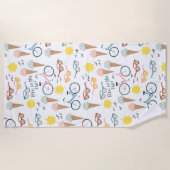 FUN IN SUN Summertime Holiday Strandlaken (Voorkant)