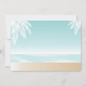 Fun in Sun Vrijgezellenfeest Pool Party Invitation Kaart (Achterkant)