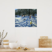 Fun in the snow Morzine France Poster (Keuken)