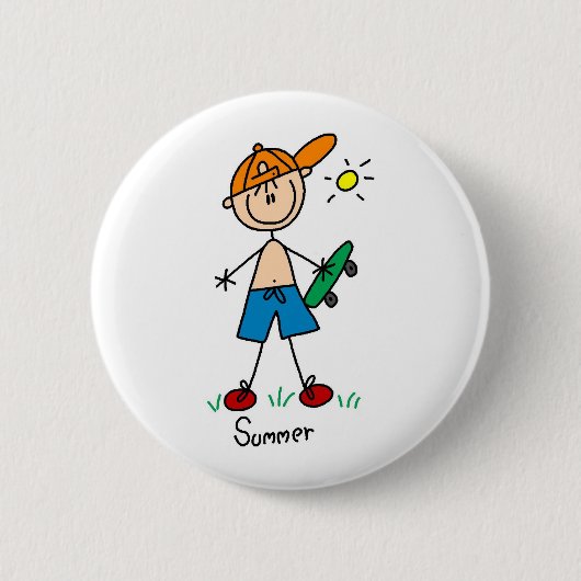 Fun in the Summer Sun Button (Voorkant)