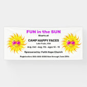 Fun in the Sun Cool Sun Wearing Sunbril Spandoek (Horizontaal)