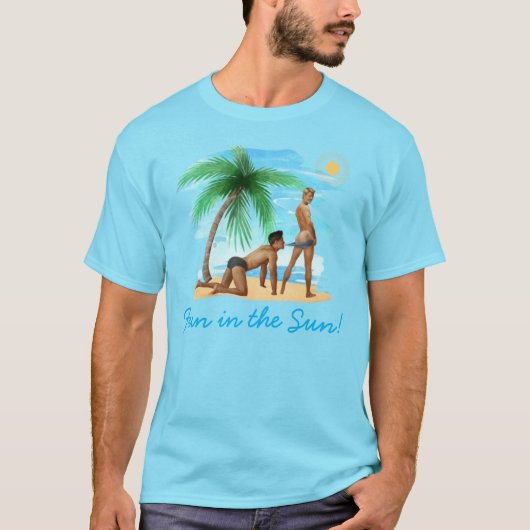 Fun in the Sun (Gay-Thleed) T-Shirt (Voorkant)