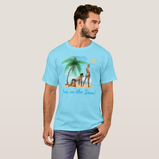 Fun in the Sun (Gay-Thleed) T-Shirt (Voorkant volledig)