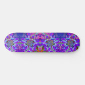 Fun in the Sun, psychedelische blauwe paarse zonne Persoonlijk Skateboard (Horizontaal)