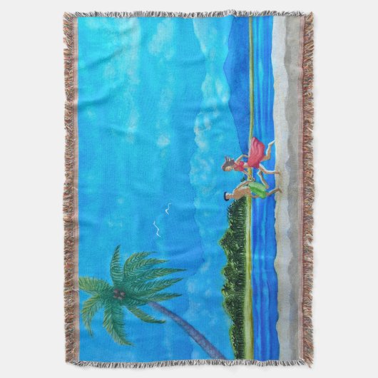 Fun in the Sun Run Deken (Voorkant Verticaal)