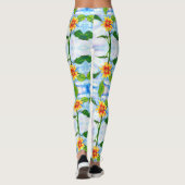 Fun in zonnebloempitten op de waterverf Sun Leggings (Achterkant)