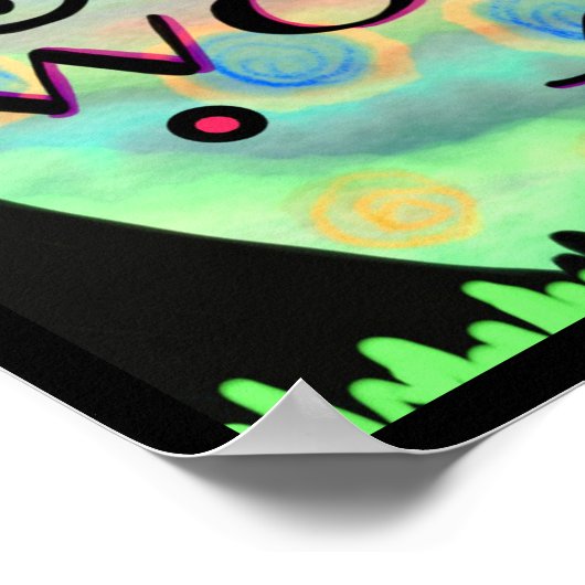 Fun Inspiration Blijf Humble Classroom Poster (Hoek)