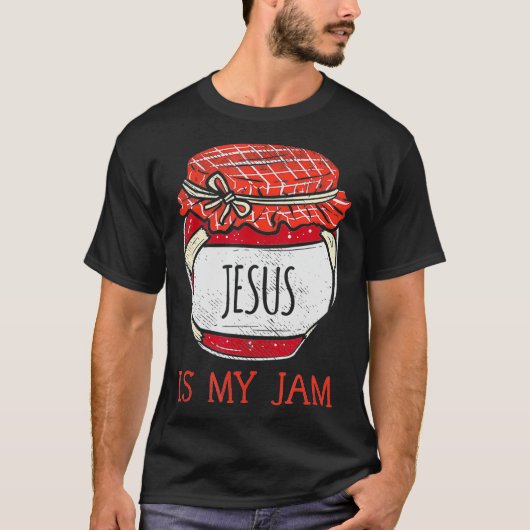 Fun Inspirational Religious Meme  Cute Jesus Is My T-shirt (Voorkant)