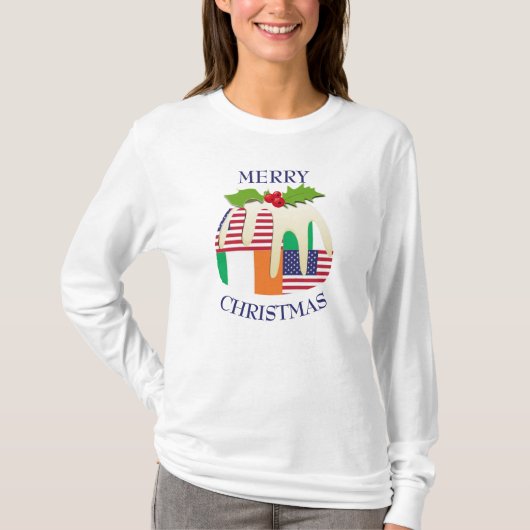 Fun | IRISH AMERICAN | kerstcadeau voor T-shirt (Voorkant)
