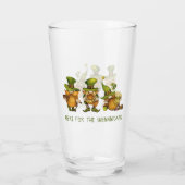 Fun Irish Gnomes Shenanigans St Patrick's Day Glas (Achterkant)