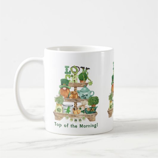 Fun Irish Knickknack stand Custom St Patrick's Day Koffiemok (Links)