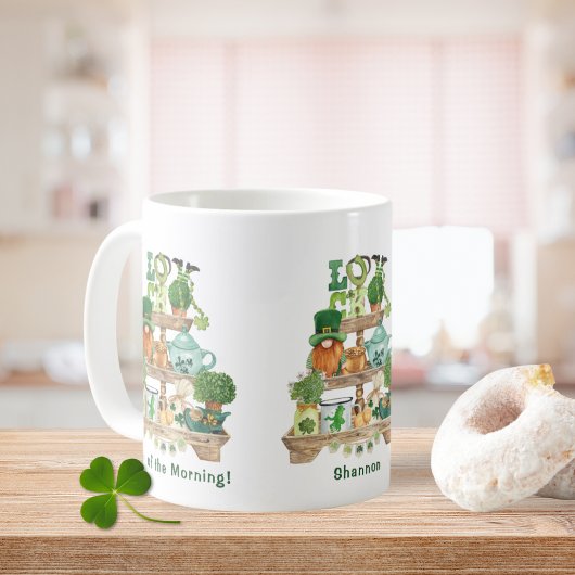 Fun Irish Knickknack stand Custom St Patrick's Day Koffiemok