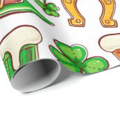 Fun Irish Pattern Cadeaupapier (Rol Hoek)
