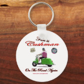 Fun is Cushman weer onderweg Sleutelhanger (Voorkant)