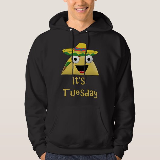 Fun It s Taco Tuesday Festive Taco Hoodie (Voorkant)